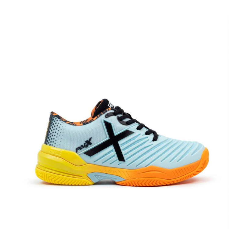 Munich Padx 58 Padel Sneakers Gris Orange Femme