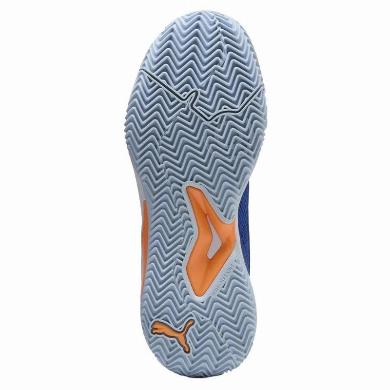 T?nis Puma Momo Gonzalez Nova Court Azul Laranja