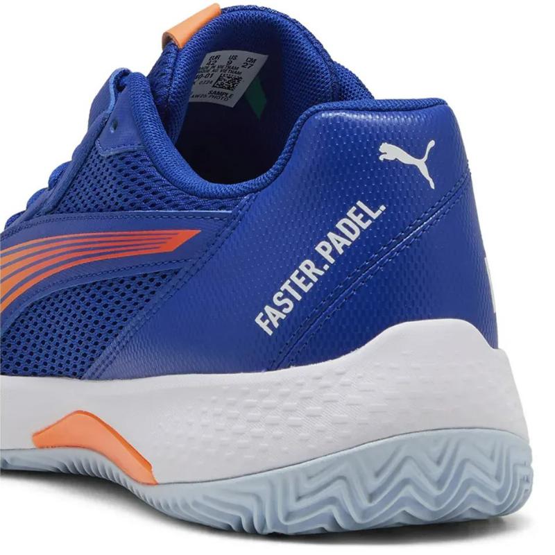 T?nis Puma Momo Gonzalez Nova Court Azul Laranja