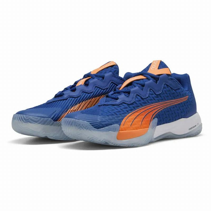 T?nis Puma Momo Gonzalez Nova Elite Azul Laranja