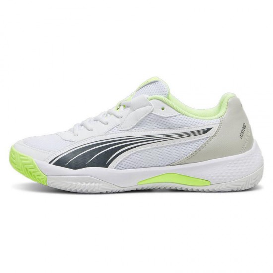 Puma Nova Court Bianco Blu Verde Sneakers