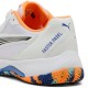 Tenis Puma Nova Court Branco Laranja Preto