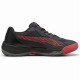 Puma Nova Court Dark Gray Black Red Sneakers