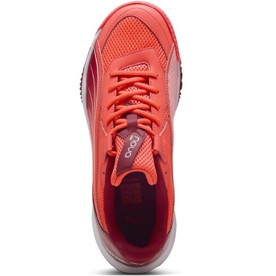 Puma Nova Court Rouge Bordeaux Blanc Sneakers