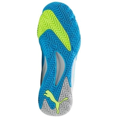 Chaussures Puma Nova Elite Bleu Jaune Gris