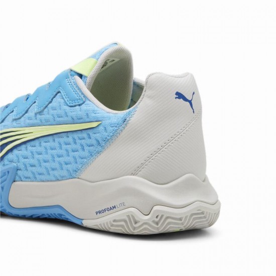 Puma Nova Elite Shoes Azul Amarelo Cinza