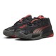 Puma Nova Elite Grigio Scuro Nero Rosso Sneakers