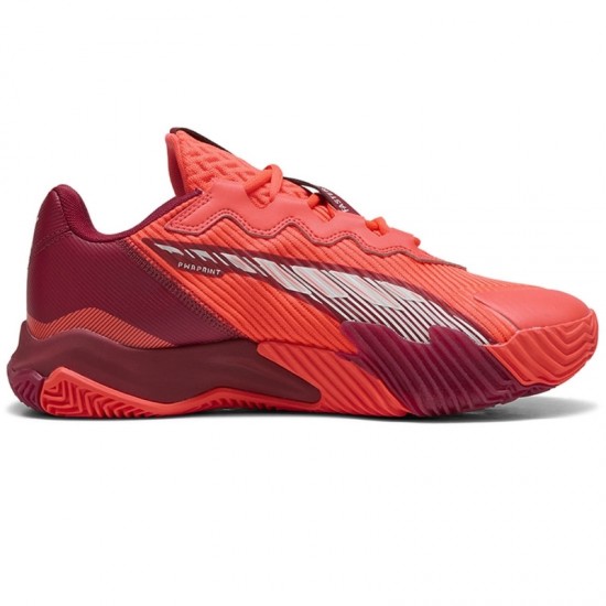 Zapatillas Puma Nova Elite Rojo Burdeos Blanco