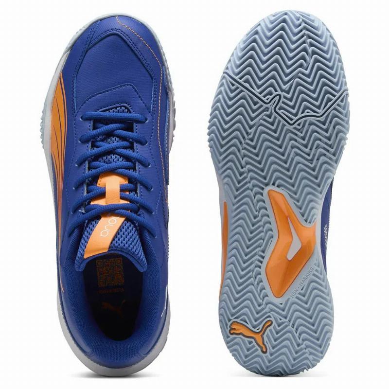 Zapatillas Puma Nova Smash Azul Naranja