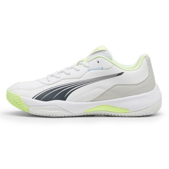 Puma Nova Smash Blanc Bleu Vert Baskets