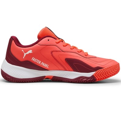 Zapatillas Puma Nova Smash Rojo Blanco Burdeos