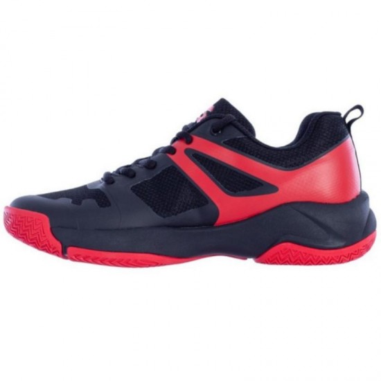 Softee Rotatory Black Red Sneakers
