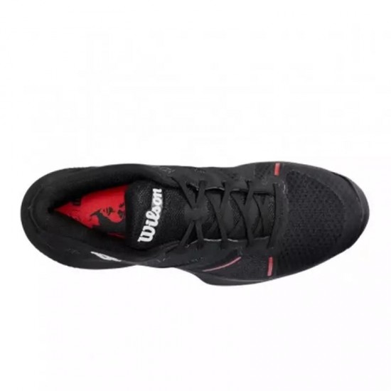 Wilson Bela Pro Baskets Noir Poppy Rouge