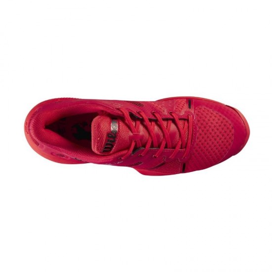 Wilson Bela Pro Red Poppy Sneakers White Black