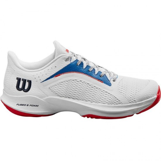 Wilson Hurakn 2.0 White Blue Red Shoes
