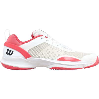 Tênis Wilson Hurakn Pro V2 Branco Rosa Dubarry para Mulheres
