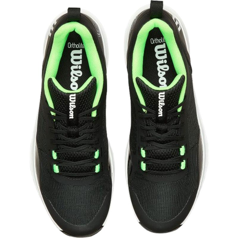 Wilson Hurakn Pro V2 Black White Green Sneakers