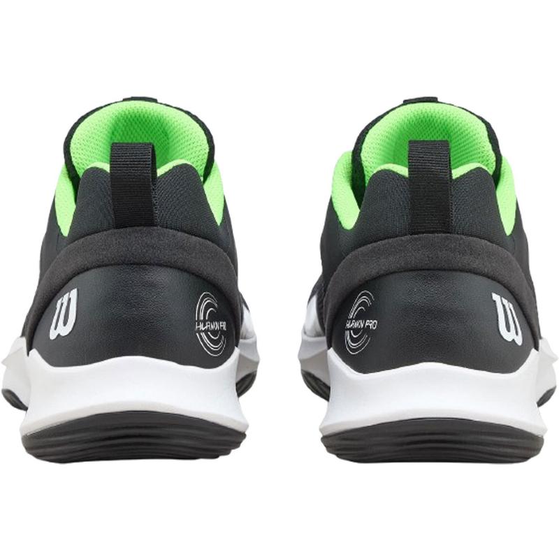 Wilson Hurakn Pro V2 Black White Green Sneakers