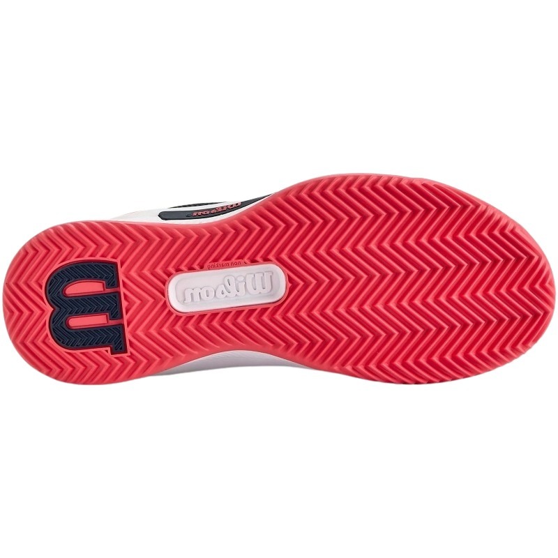 Wilson Intrigue Pro Clay Bianco Blu Navy Sneakers Donna