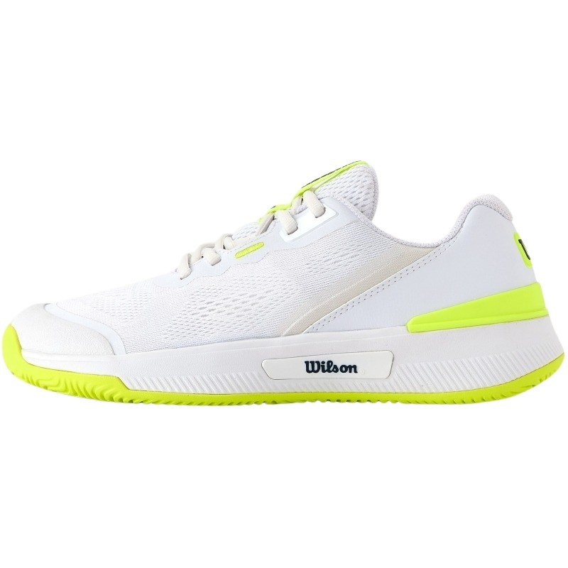 T?nis Wilson Intrigue Pro OZ Branco Amarelo para Mulheres