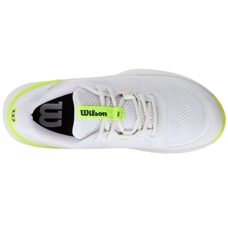 T?nis Wilson Intrigue Pro OZ Branco Amarelo para Mulheres
