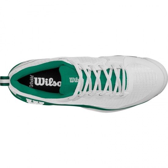 Zapatillas Wilson Rush Pro 4.5 Clay Blanco Verde Negro