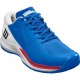 Tenis Wilson Rush Pro Ace Clay Azul Branco Vermelho