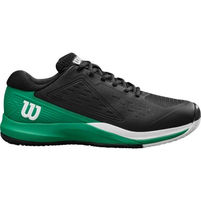 Zapatillas Wilson Rush Pro Ace Clay Negro Verde Blanco