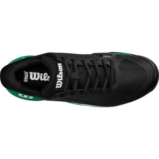 Wilson Rush Pro Ace Clay Nero Verde Bianco Sneakers