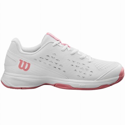 Wilson Rush Pro L Blanc Mauve Junior Sneakers