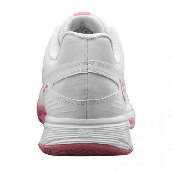 Wilson Rush Pro L Bianco Malva Junior Sneakers