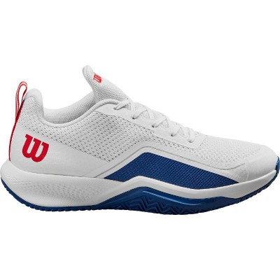 Wilson Rush Pro Lite Bianco Blu Rosso Sneakers