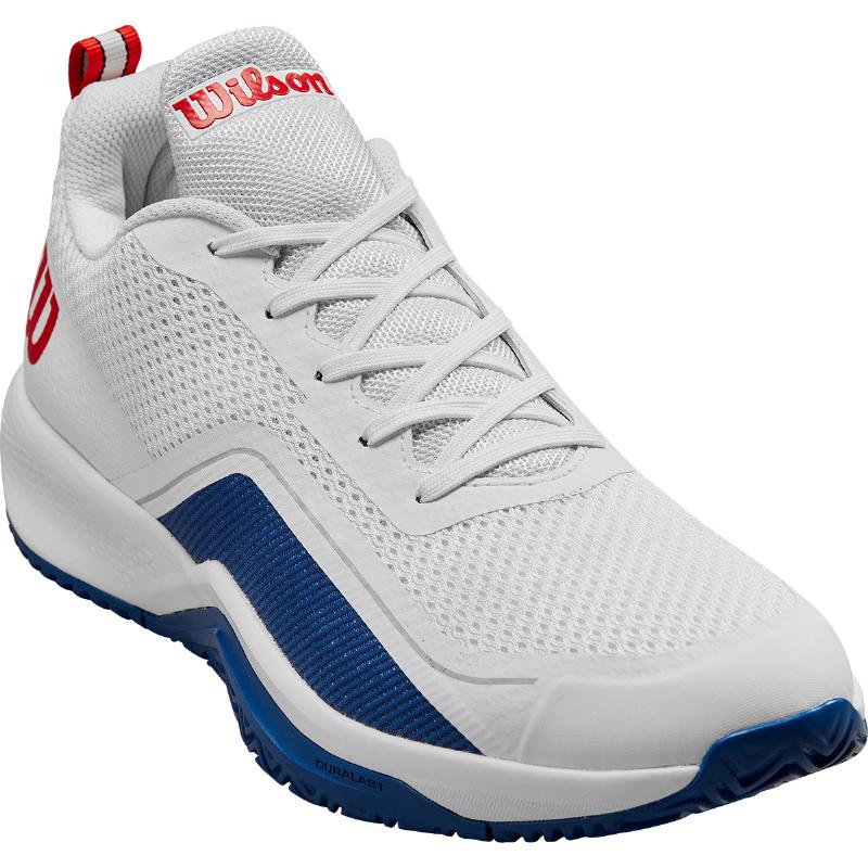 T?nis Wilson Rush Pro Lite Branco Azul Vermelho