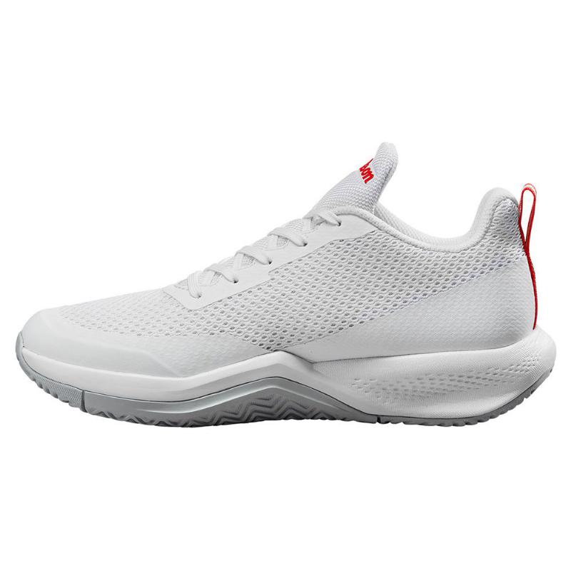 Wilson Rush Pro Lite Branco P?rola Sapatos Azuis